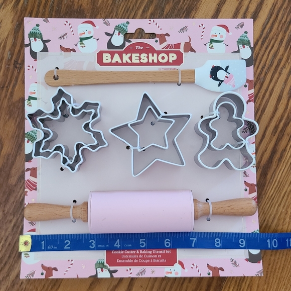 👀50% OFF🍪 NWT‼️ The Bakeshop by Masterclass brand ADORABLE Baking Set - Picture 6 of 6